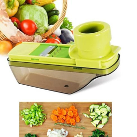 Veggie Lover's Compact Palm Sized Mini Grater and Veggie Slicer