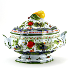 FAENZA-CARNATION: Soup tureen