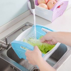 Fruit and vegetable quick draining and washing basin