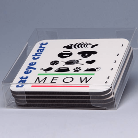 Cat Eye Chart Coasters