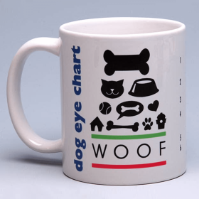 Dog Eye Chart Mug