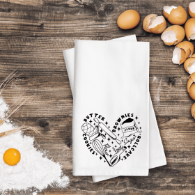 Bakers Heart Kitchen Towel