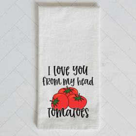 Head Tomatoes Kitchen Towel