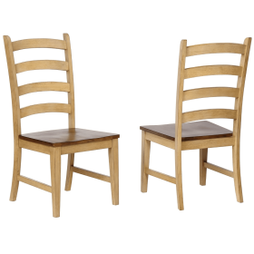 Sunset Trading Brook Ladder Back Dining Chair | Set of 2