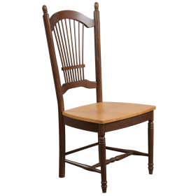 Sunset Trading Oak Selections Allenridge Dining Chair | Nutmeg Brown and Light Oak | Set of 2