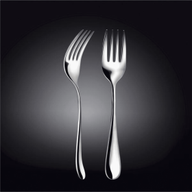 [ Set of 24 ] SERVING FORK 9" | 23 CM WHITE BOX PACKING