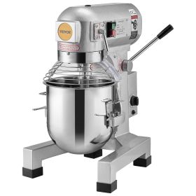 VEVOR Commercial Food Mixer 28.5L 3-Speed Stand Dough Mixer 1100W | Efficient Mixing | Food-Grade Stainless Steel | Restaurant