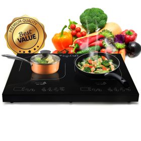 MegaChef 1400 Watt Dual Induction Cooktop