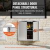 BBQ Access Door, 26W x 24H Inch Double Outdoor Kitchen Door, Stainless Steel Flush Mount Door, Wall Vertical Door with Recessed Handles