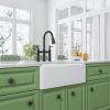 Inch White Farmhouse Sink Deep Apron Sink Undermount Farmhouse Kitchen Sink Single Farm Sink